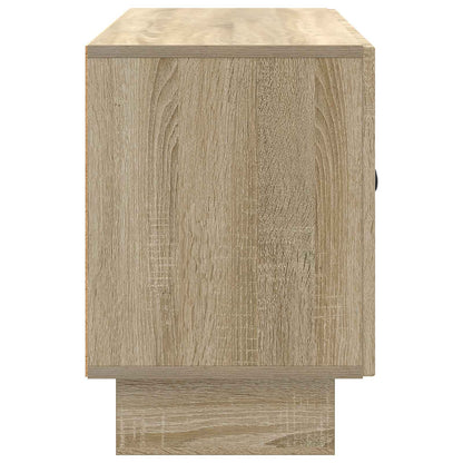 vidaXL TV Cabinet Sonoma Oak 99 x 34.5 x 50 cm Engineered Wood