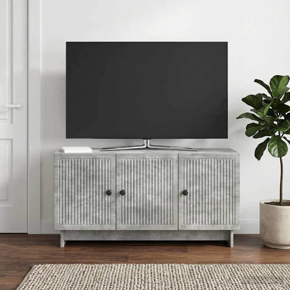 vidaXL TV Cabinet Concrete Grey 99 x 34.5 x 50 cm Engineered Wood