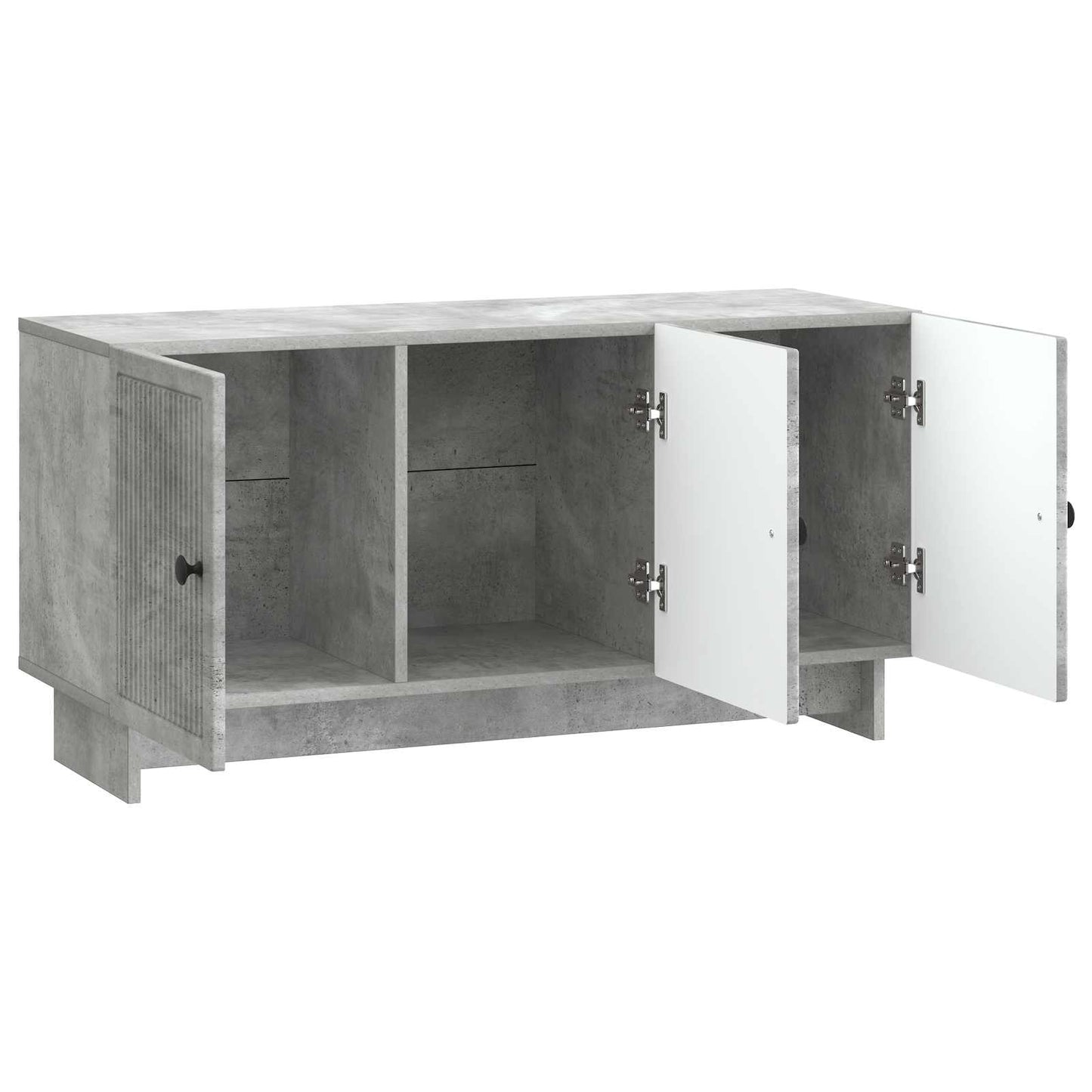 vidaXL TV Cabinet Concrete Grey 99 x 34.5 x 50 cm Engineered Wood