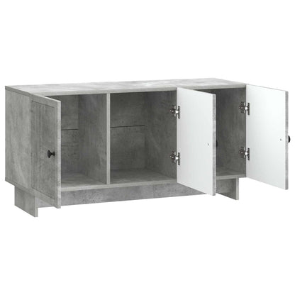 vidaXL TV Cabinet Concrete Grey 99 x 34.5 x 50 cm Engineered Wood