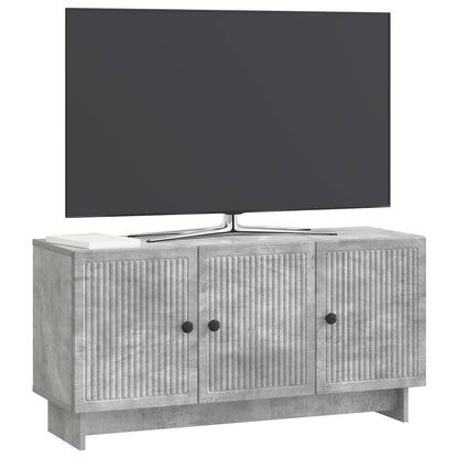 vidaXL TV Cabinet Concrete Grey 99 x 34.5 x 50 cm Engineered Wood