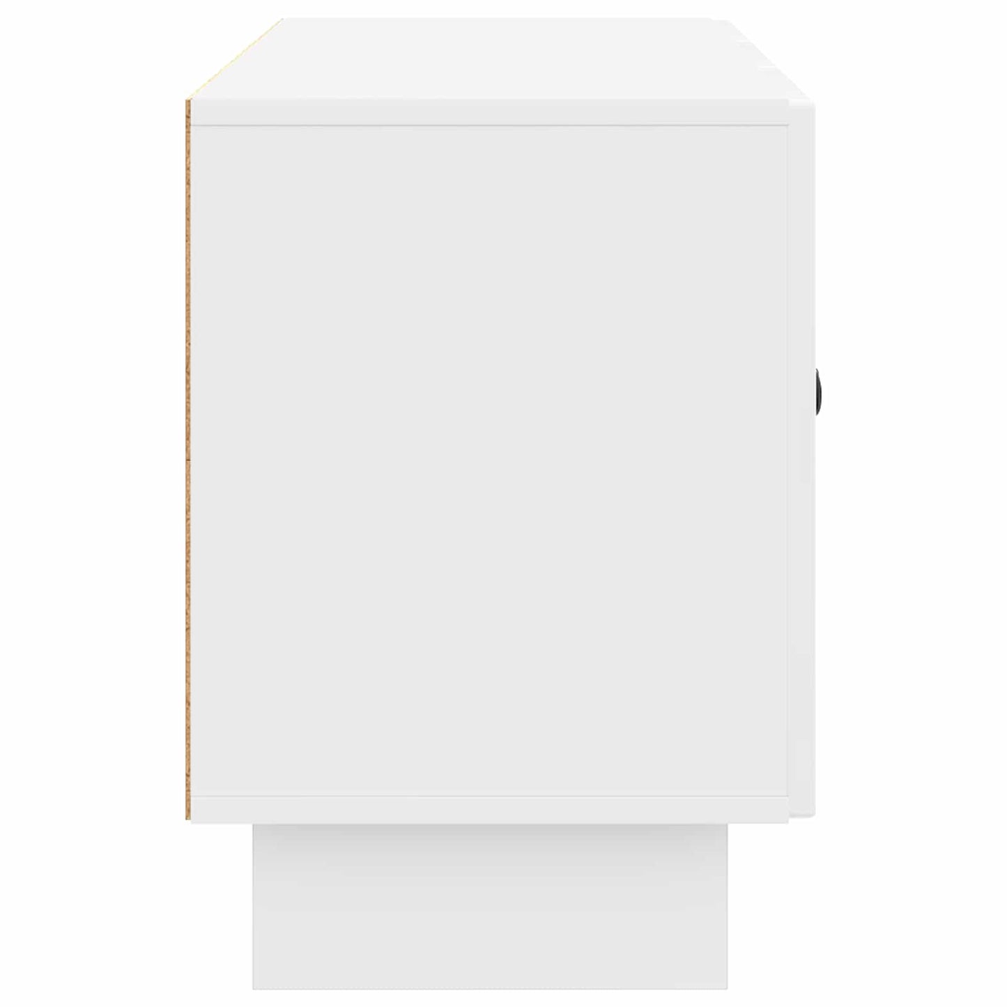 vidaXL TV Cabinet High Gloss White 99 x 34.5 x 50 cm Engineered Wood