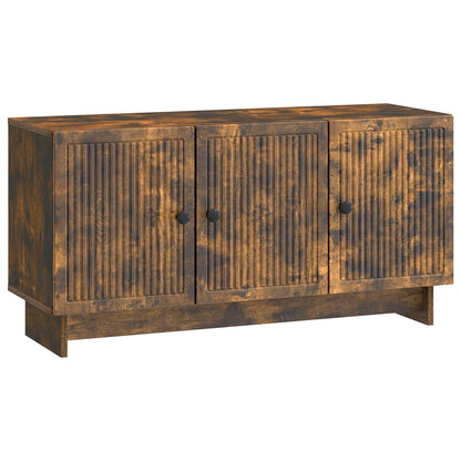 vidaXL TV Cabinet Smoked Oak 99 x 34.5 x 50 cm Engineered Wood
