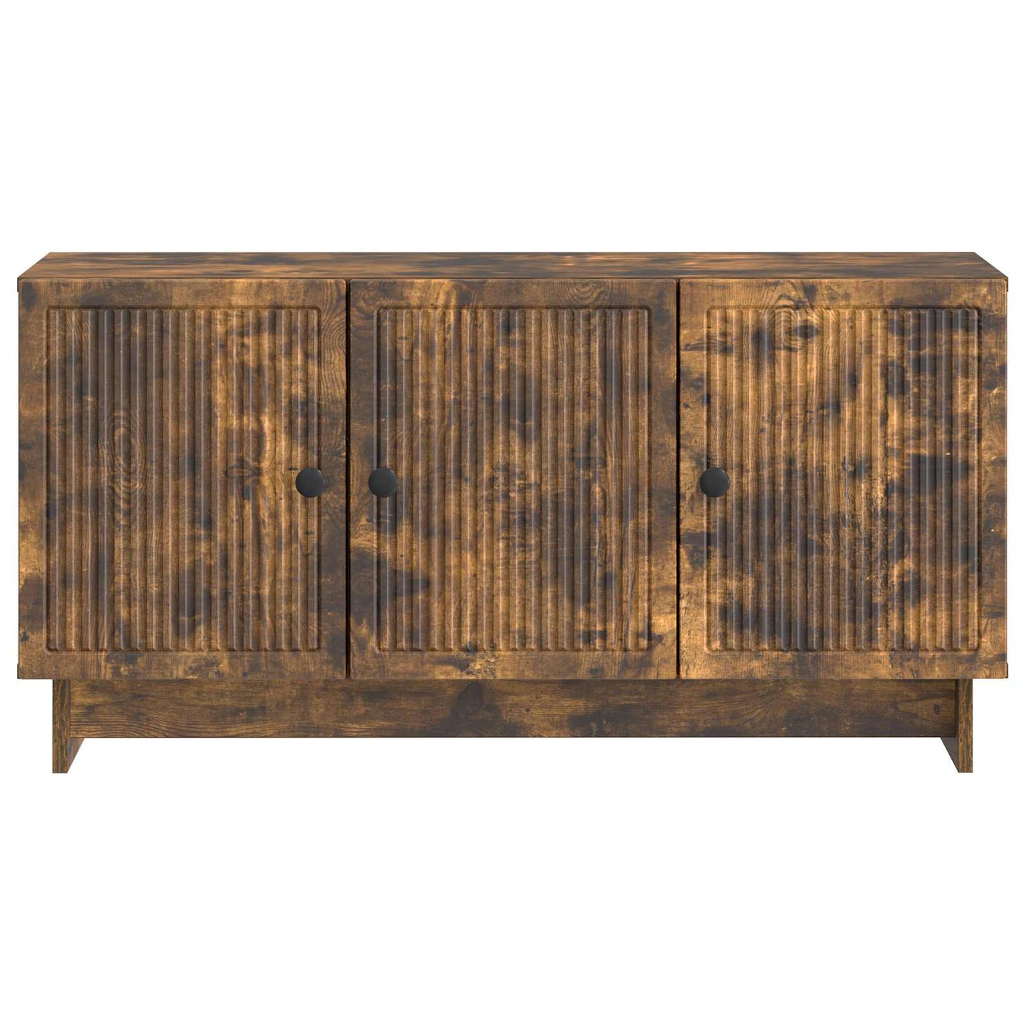 vidaXL TV Cabinet Smoked Oak 99 x 34.5 x 50 cm Engineered Wood