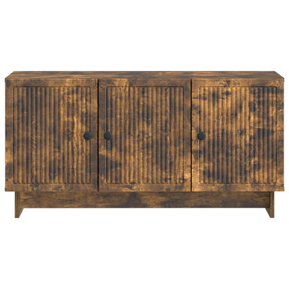 vidaXL TV Cabinet Smoked Oak 99 x 34.5 x 50 cm Engineered Wood