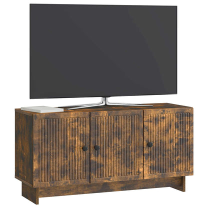 vidaXL TV Cabinet Smoked Oak 99 x 34.5 x 50 cm Engineered Wood