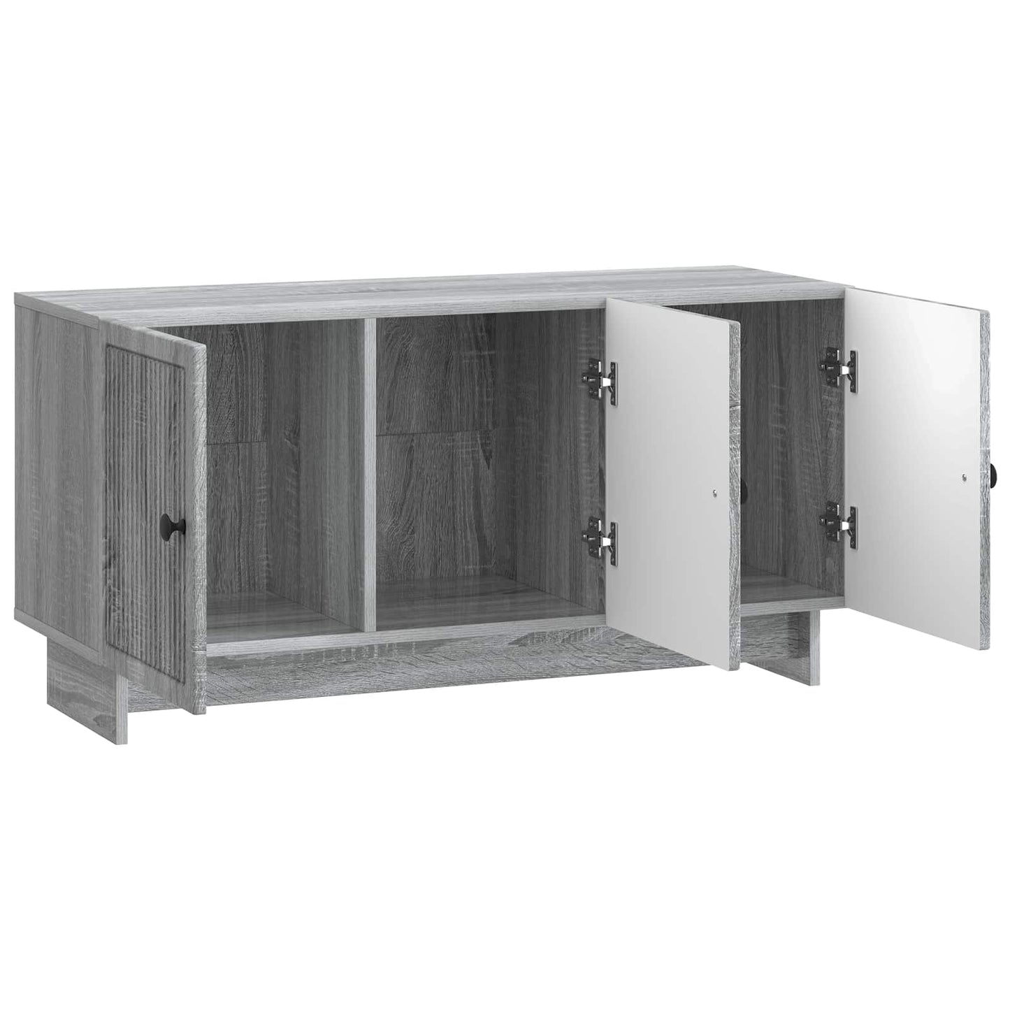 vidaXL TV Cabinet Grey Sonoma 99 x 34.5 x 50 cm Engineered Wood