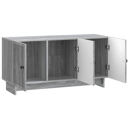 vidaXL TV Cabinet Grey Sonoma 99 x 34.5 x 50 cm Engineered Wood
