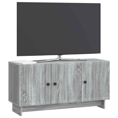 vidaXL TV Cabinet Grey Sonoma 99 x 34.5 x 50 cm Engineered Wood