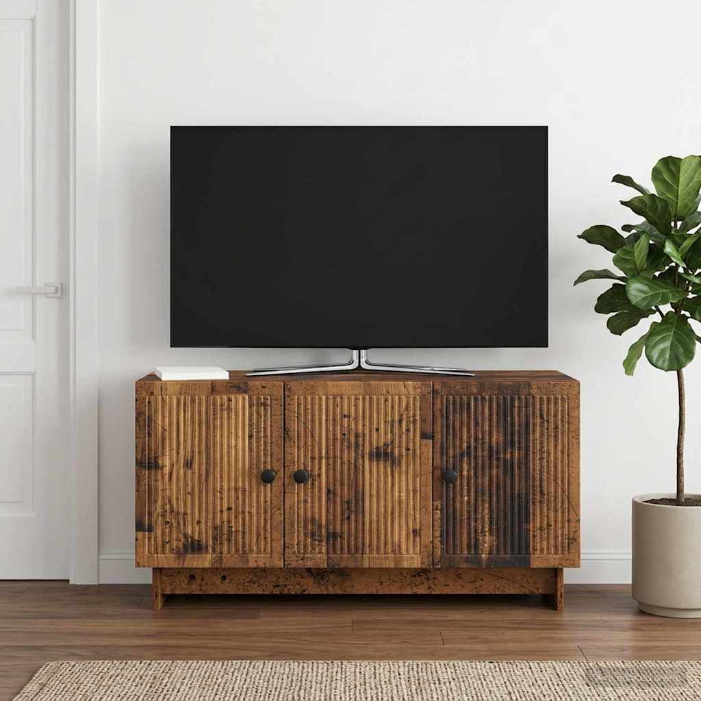 vidaXL TV Cabinet Old Wood 99 x 34.5 x 50 cm Engineered Wood