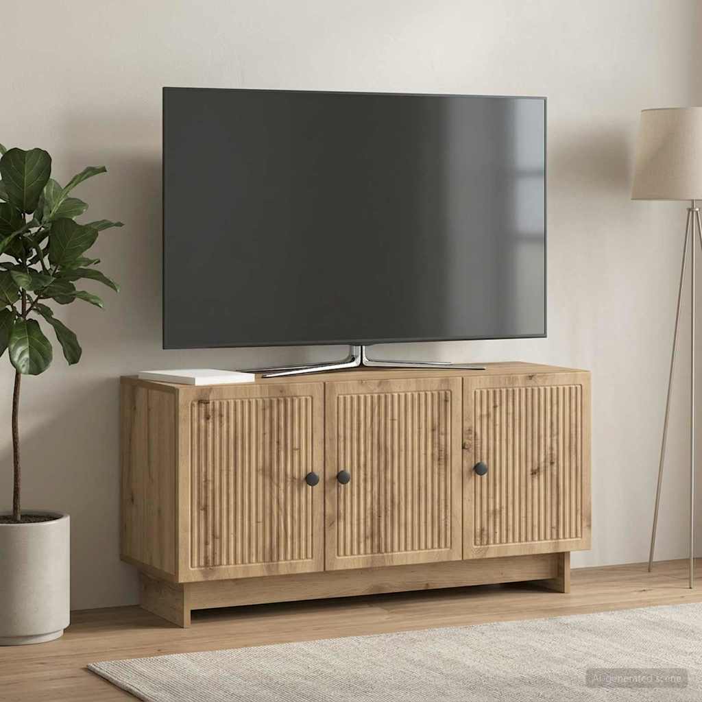 vidaXL TV Cabinet 99 x 34.5 x 50 cm Artisan Oak Engineered Wood