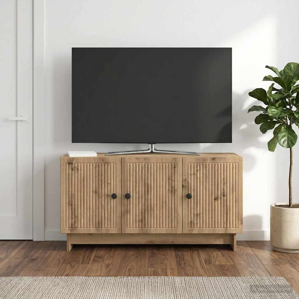 vidaXL TV Cabinet 99 x 34.5 x 50 cm Artisan Oak Engineered Wood