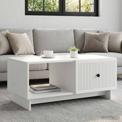 vidaXL Coffee Table White 90 x 50 x 40 cm Engineered Wood