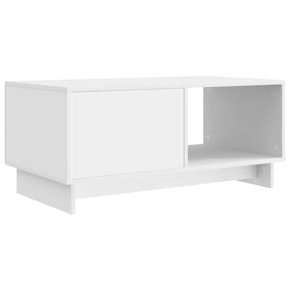vidaXL Coffee Table White 90 x 50 x 40 cm Engineered Wood