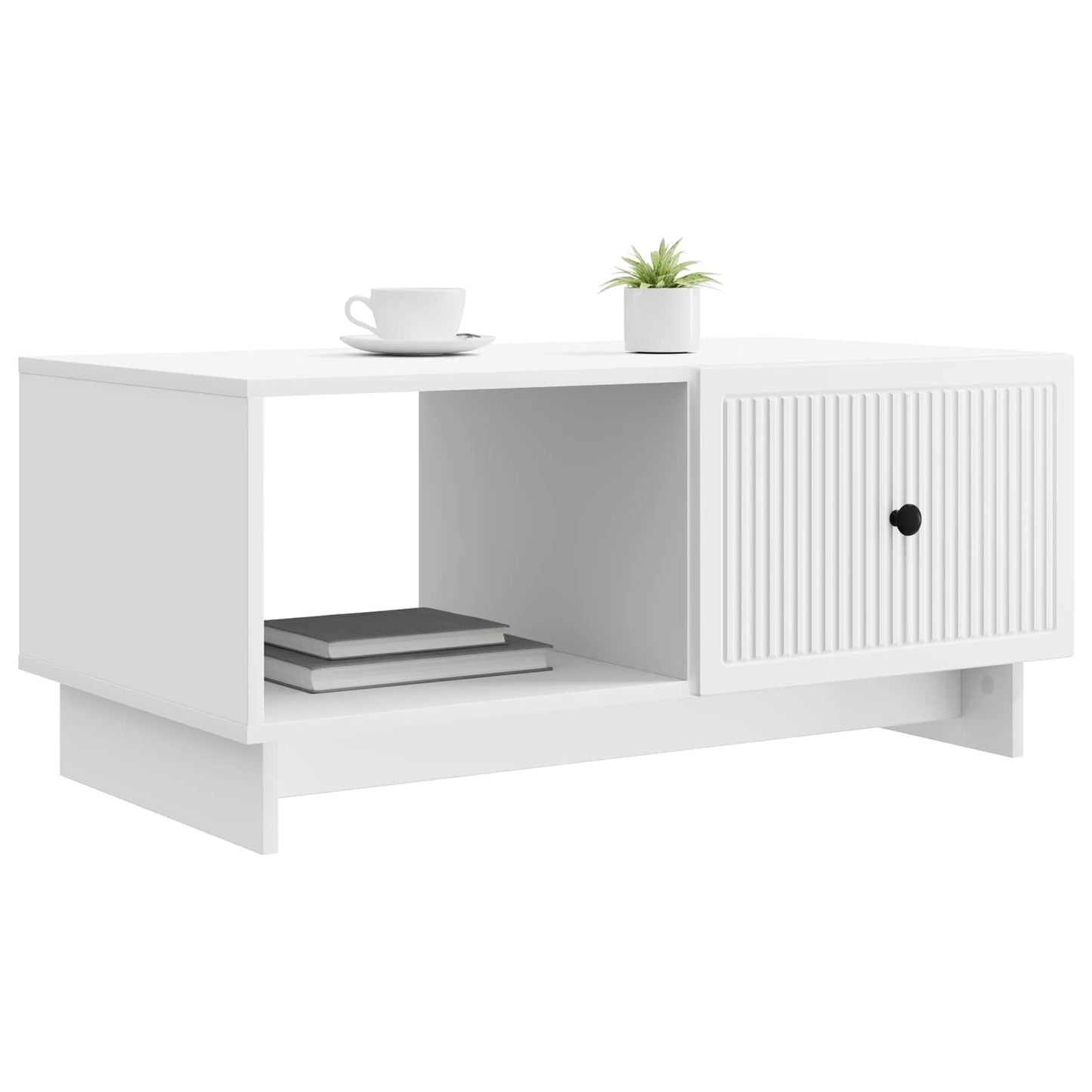vidaXL Coffee Table White 90 x 50 x 40 cm Engineered Wood