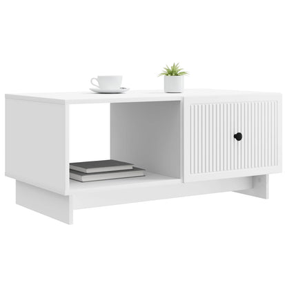 vidaXL Coffee Table White 90 x 50 x 40 cm Engineered Wood