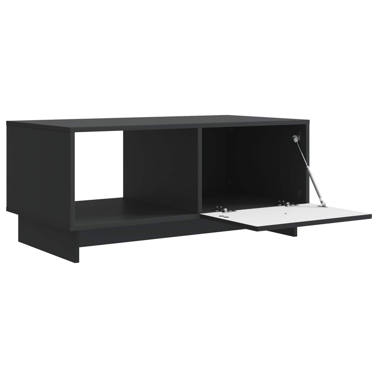 vidaXL Coffee Table Black 90 x 50 x 40 cm Engineered Wood