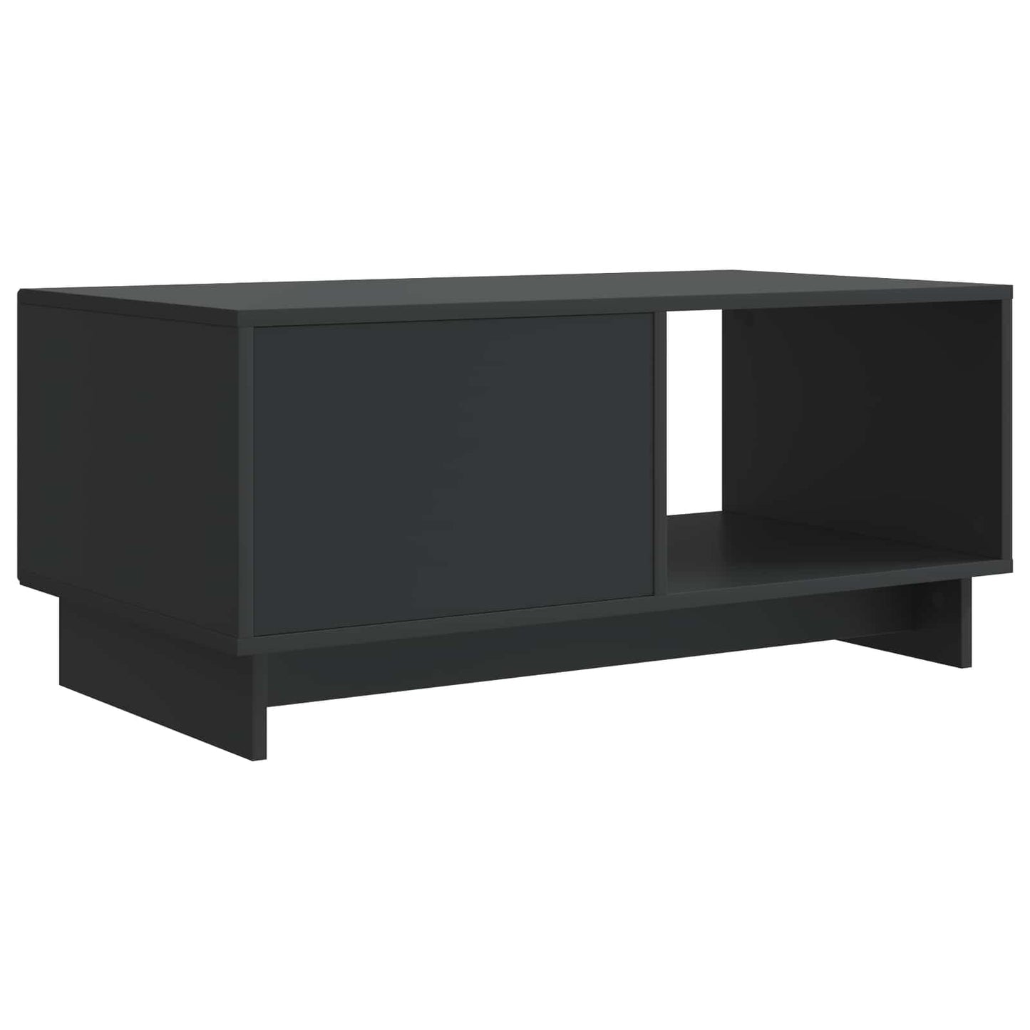 vidaXL Coffee Table Black 90 x 50 x 40 cm Engineered Wood