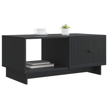 vidaXL Coffee Table Black 90 x 50 x 40 cm Engineered Wood