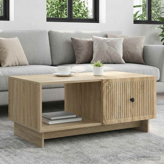 vidaXL Coffee Table Sonoma Oak 90 x 50 x 40 cm Engineered Wood