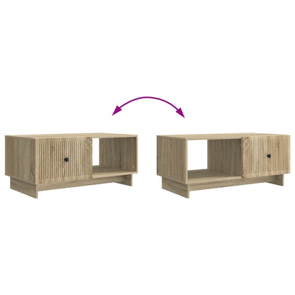 vidaXL Coffee Table Sonoma Oak 90 x 50 x 40 cm Engineered Wood