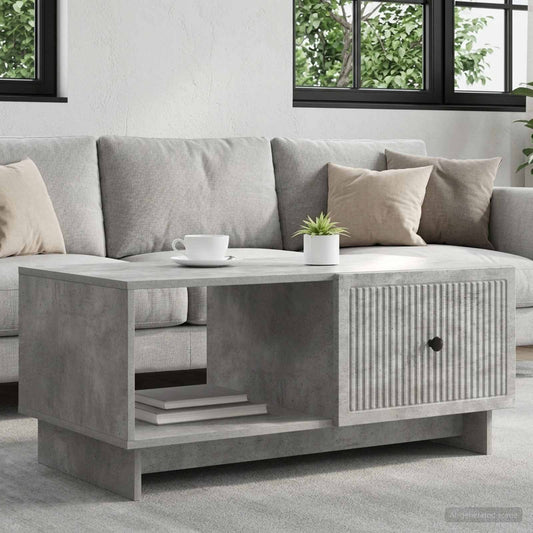 vidaXL Coffee Table Concrete Grey 90 x 50 x 40 cm Engineered Wood