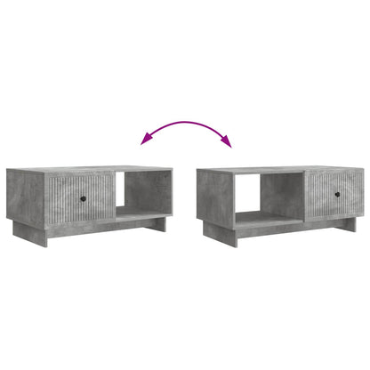 vidaXL Coffee Table Concrete Grey 90 x 50 x 40 cm Engineered Wood