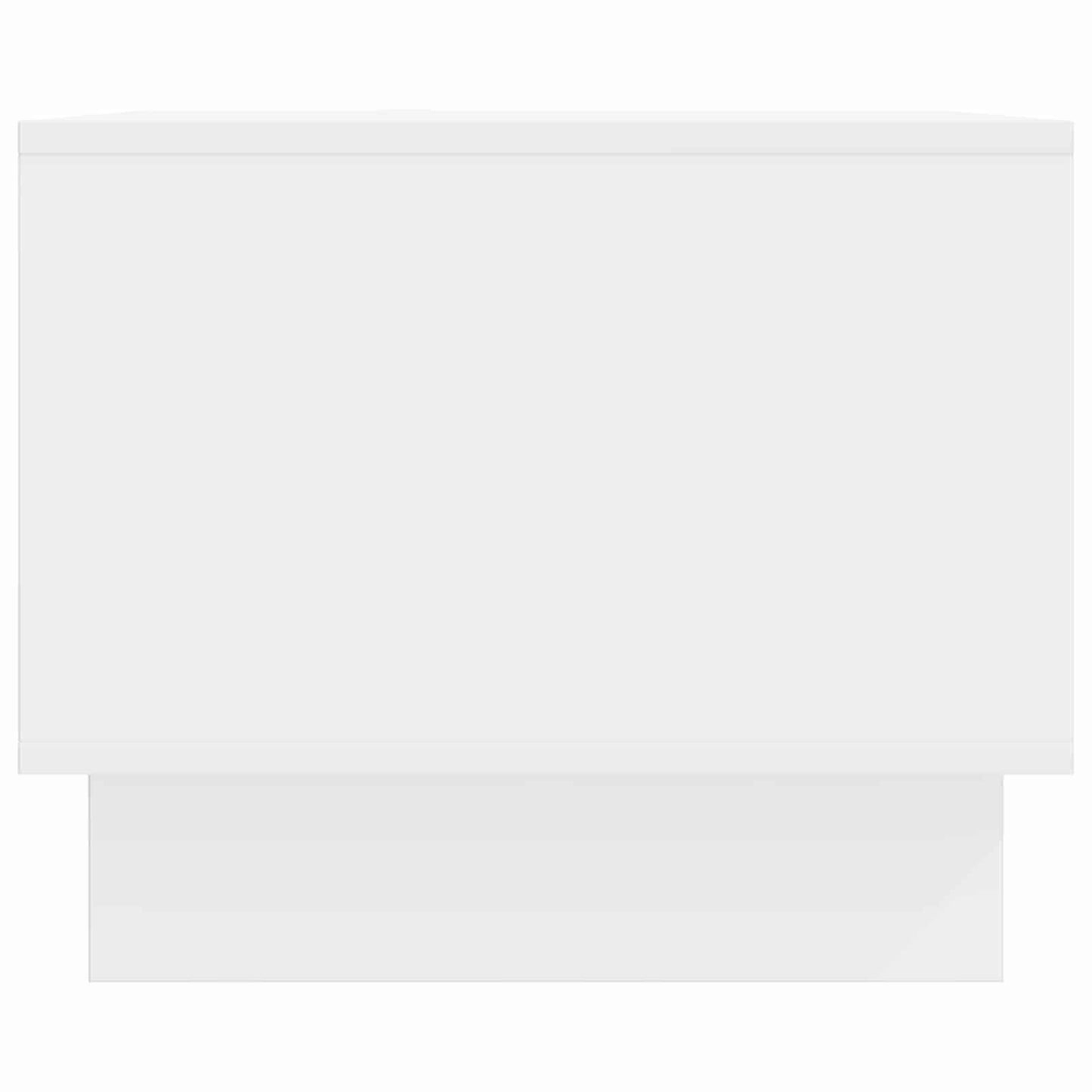 vidaXL Coffee Table High Gloss White 90 x 50 x 40 cm Engineered Wood