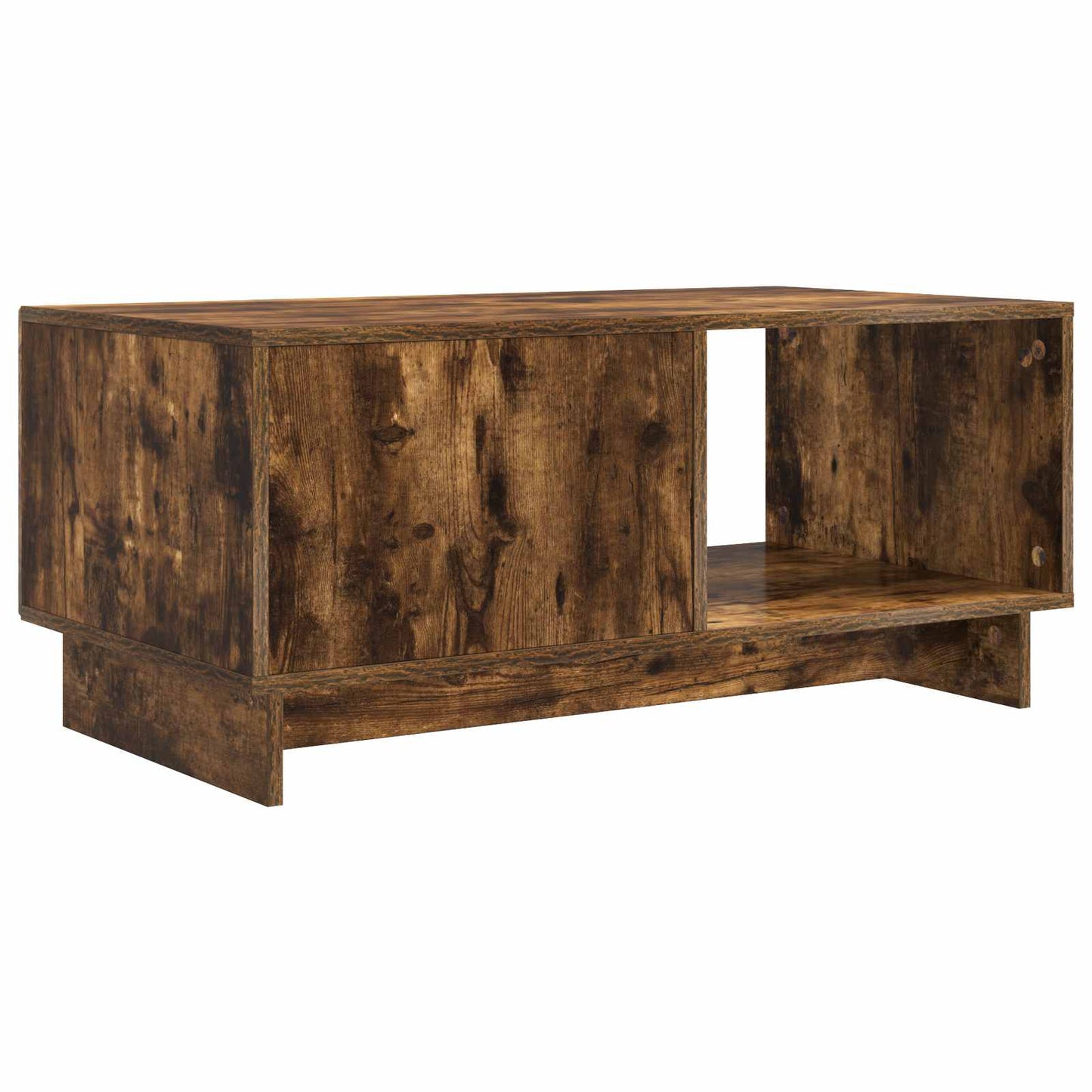 vidaXL Coffee Table Smoked Oak 90 x 50 x 40 cm Engineered Wood