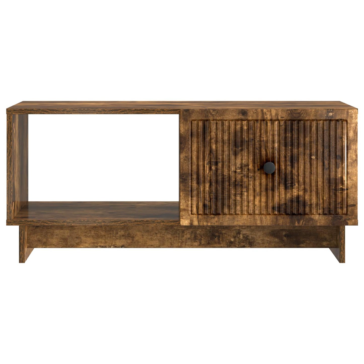 vidaXL Coffee Table Smoked Oak 90 x 50 x 40 cm Engineered Wood