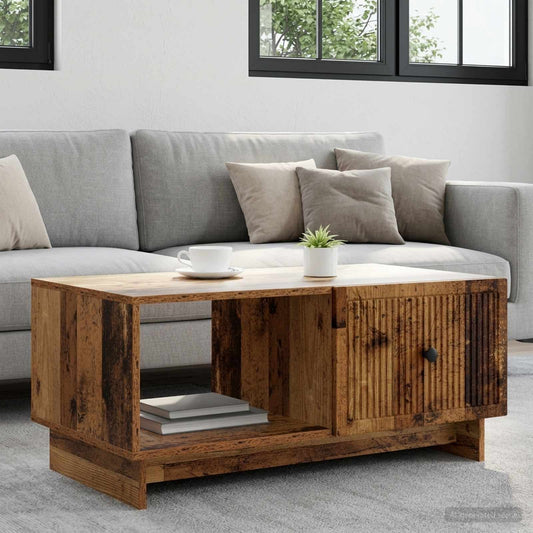 vidaXL Coffee Table Old Wood 90 x 50 x 40 cm Engineered Wood