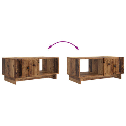 vidaXL Coffee Table Old Wood 90 x 50 x 40 cm Engineered Wood
