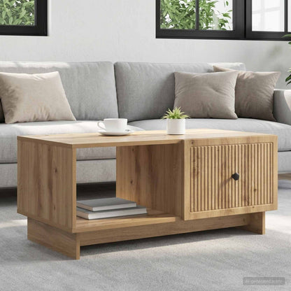 vidaXL Coffee Table Artisan Oak 90 x 50 x 40 cm Engineered Wood