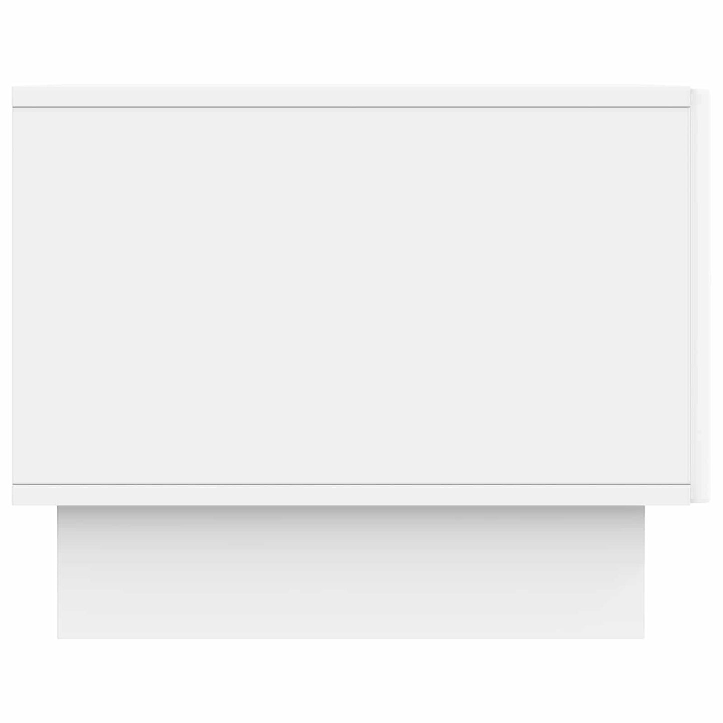 vidaXL Coffee Table with Drawer White 49 x 50 x 40 cm Engineered Wood