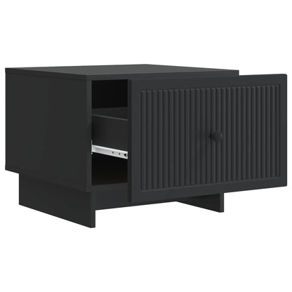 vidaXL Coffee Table Black 49 x 50 x 40 cm Engineered Wood