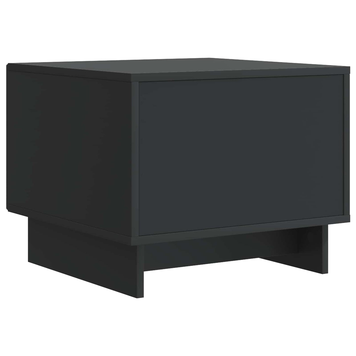 vidaXL Coffee Table Black 49 x 50 x 40 cm Engineered Wood