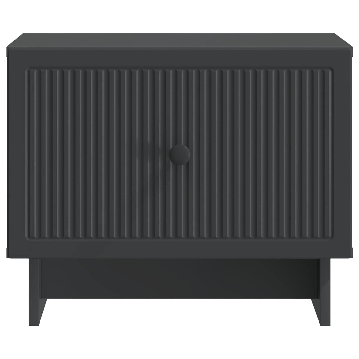 vidaXL Coffee Table Black 49 x 50 x 40 cm Engineered Wood