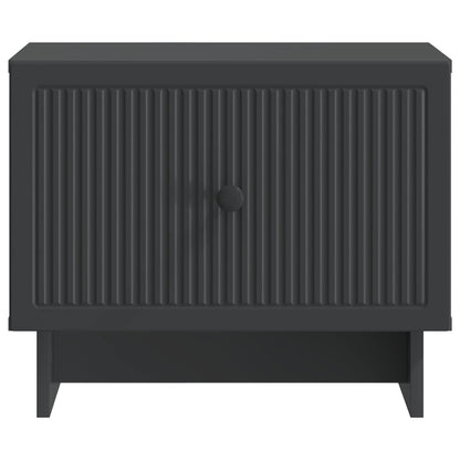 vidaXL Coffee Table Black 49 x 50 x 40 cm Engineered Wood