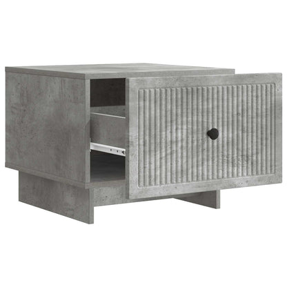 vidaXL Coffee Table Concrete Grey 49 x 50 x 40 cm Engineered Wood