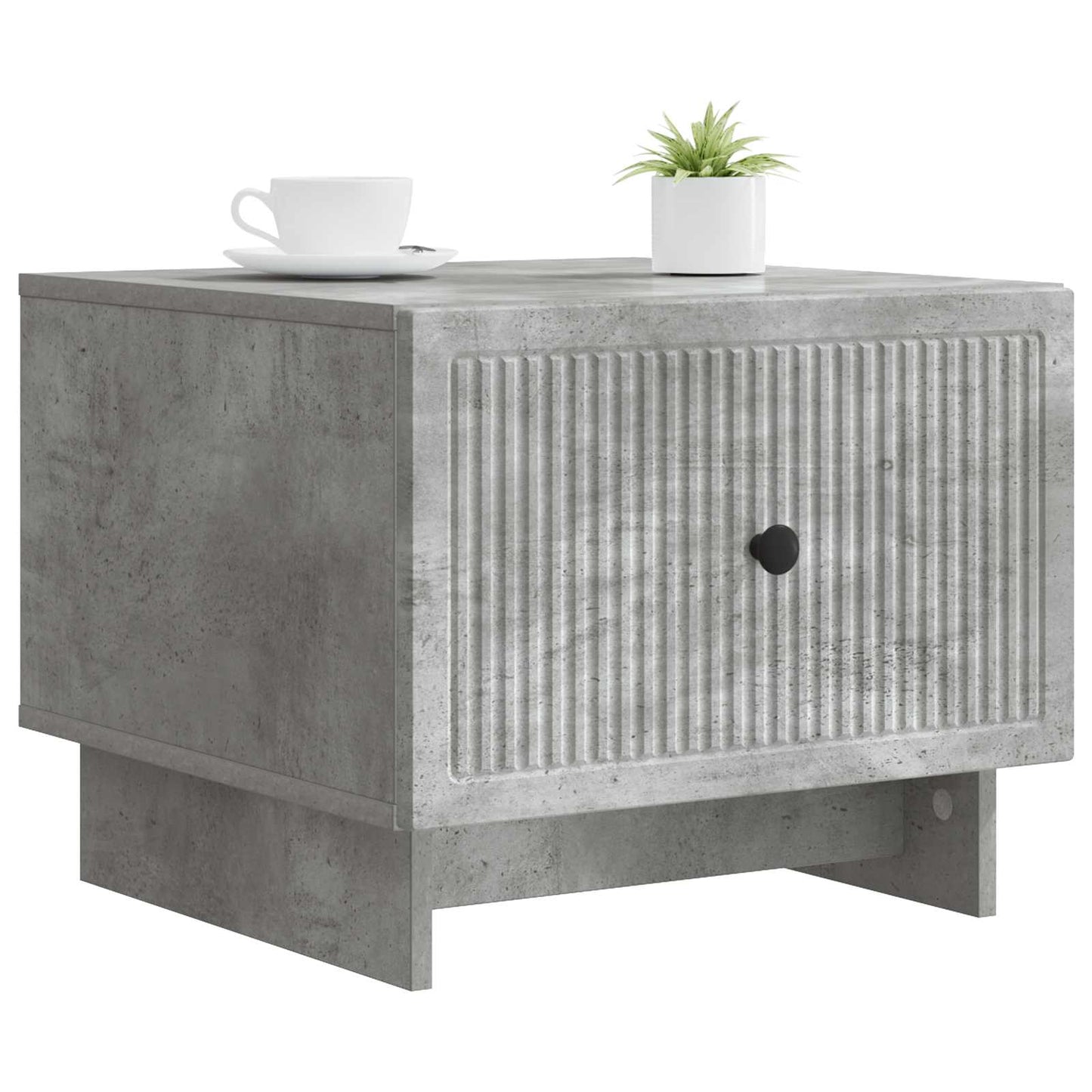 vidaXL Coffee Table Concrete Grey 49 x 50 x 40 cm Engineered Wood