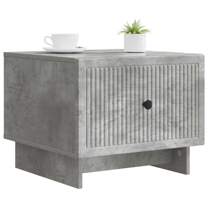 vidaXL Coffee Table Concrete Grey 49 x 50 x 40 cm Engineered Wood