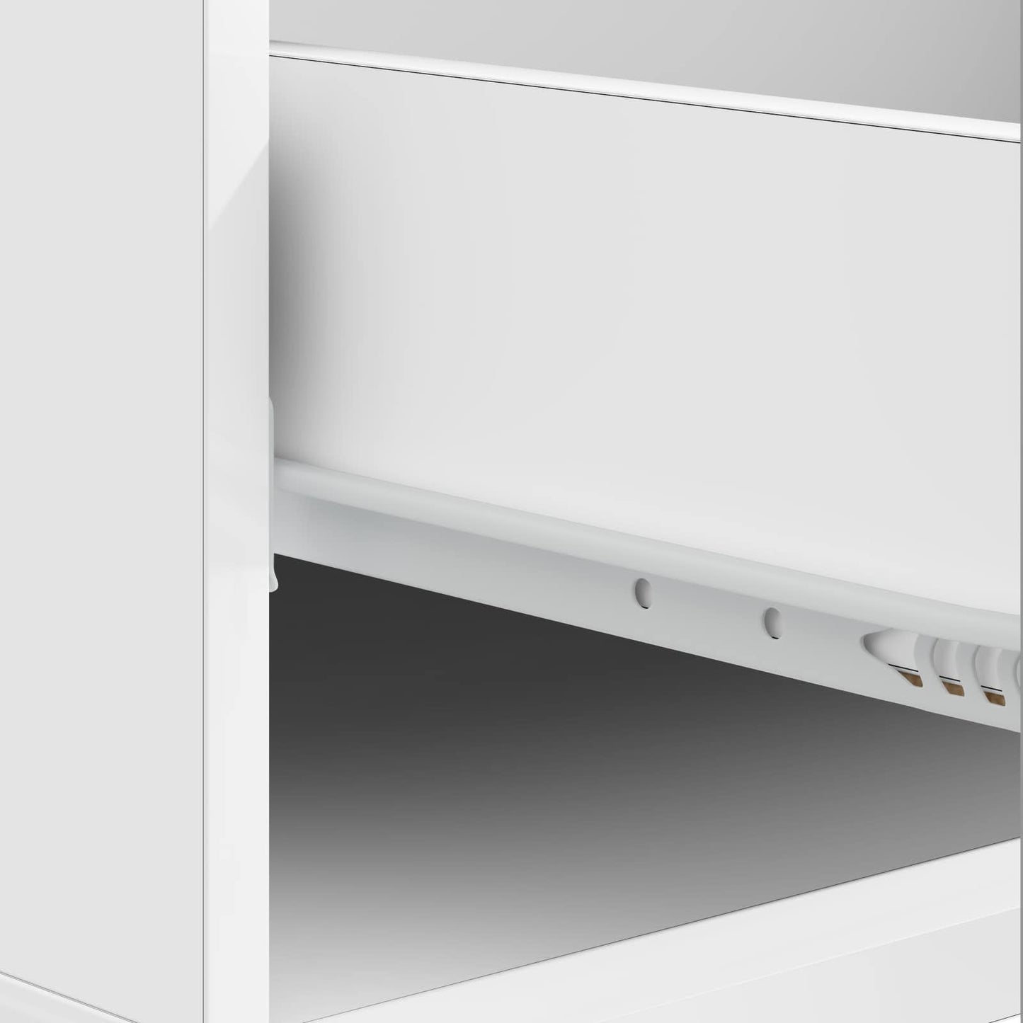 vidaXL Coffee Table High Gloss White 49 x 50 x 40 cm Engineered Wood