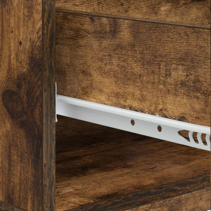 vidaXL Coffee Table Smoked Oak 49 x 50 x 40 cm Engineered Wood
