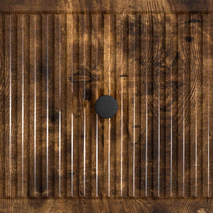 vidaXL Coffee Table Smoked Oak 49 x 50 x 40 cm Engineered Wood