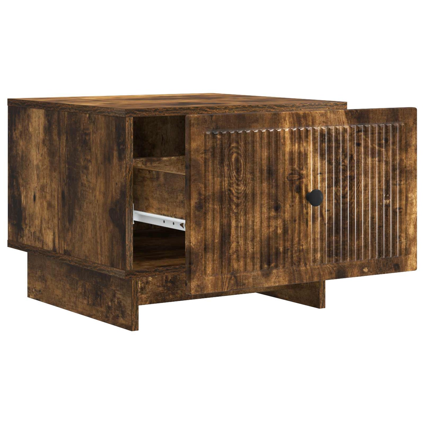 vidaXL Coffee Table Smoked Oak 49 x 50 x 40 cm Engineered Wood