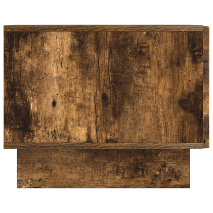 vidaXL Coffee Table Smoked Oak 49 x 50 x 40 cm Engineered Wood