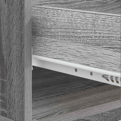 vidaXL Coffee Table Grey Sonoma 49 x 50 x 40 cm Engineered Wood
