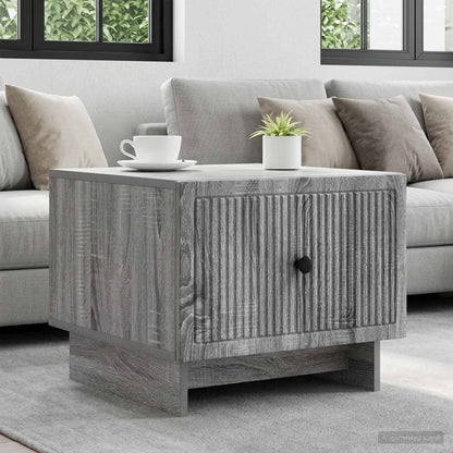 vidaXL Coffee Table Grey Sonoma 49 x 50 x 40 cm Engineered Wood