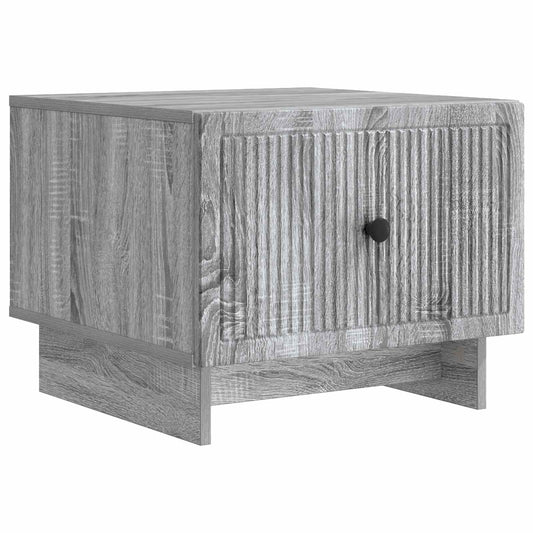 vidaXL Coffee Table Grey Sonoma 49 x 50 x 40 cm Engineered Wood