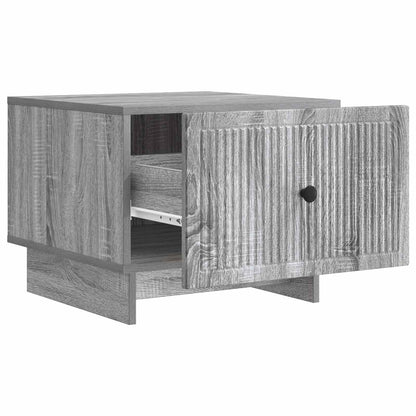 vidaXL Coffee Table Grey Sonoma 49 x 50 x 40 cm Engineered Wood
